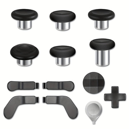 Xbox Elite Controller Series 2 Accessories 13-in-1 Replacement Kit - Paddles Thumbsticks Analog Sticks 2 D-Pads Repair Tool Stainless Steel Parts Set for Xbox Elite 2