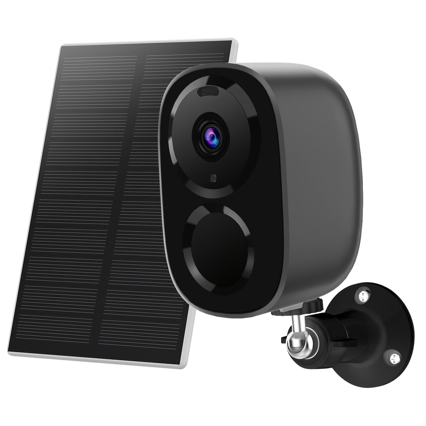 Solar Outdoor Security Camera 2K 3MP Wireless, Dual Band 2.4GHz/5GHz WiFi, AI Motion Detection, Spotlight, Color Night Vision, Two-Way Audio, Cloud & SD Storage – No Monthly Fee Battery Powered CCTV