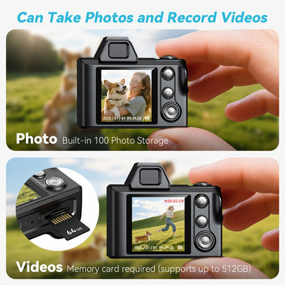 1080P Mini Keychain Camera with 64GB Memory Card – Compact Thumb-Sized Portable Camcorder, Micro Hidden Recorder, Gift for Girlfriend, Boyfriend, Travel & Everyday Carry