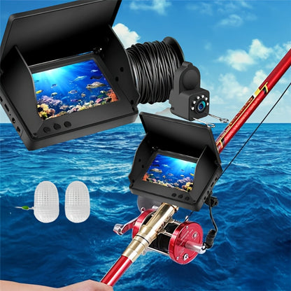Underwater Fishing Camera 4.3-Inch HD Display with Night Vision & Triple Light Shielding – Portable Fish Finder with Bait Monitor, Complete Fishing Kit for Ice Lake River Sea Fishing