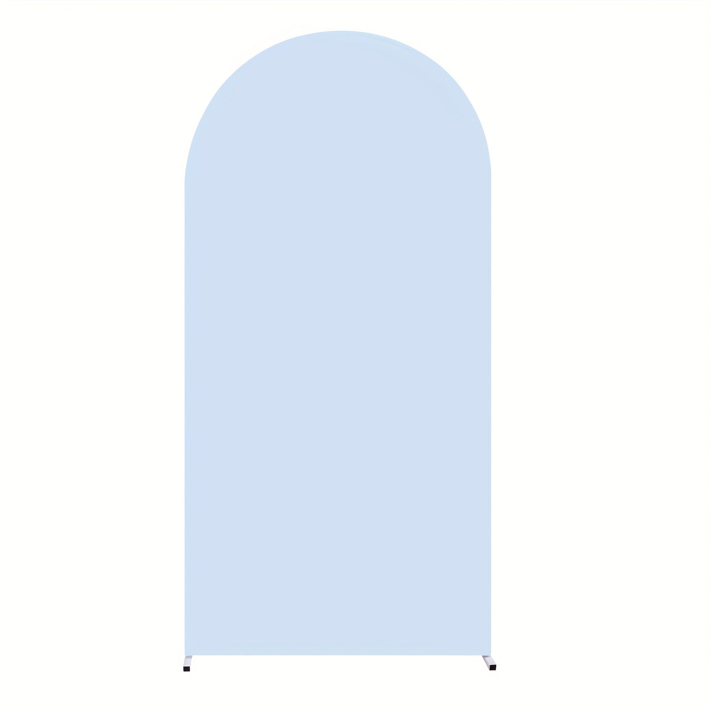 Wedding Arch Cover 6ft Polyester Fitted Round Top Backdrop Cover, Wrinkle-Free Machine Washable, for Wedding Ceremony Birthday Party Gender Reveal Banquet Decoration, 9 Colors Available