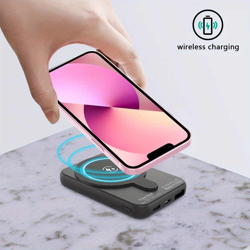 Magnetic Wireless Power Bank 20000mAh for iPhone 16 15 14 13 12 Pro Max Plus – Mini Portable Charger with Fast Charging USB-C Output, Slim External Battery Pack, Great Gift for Travel & Daily Use
