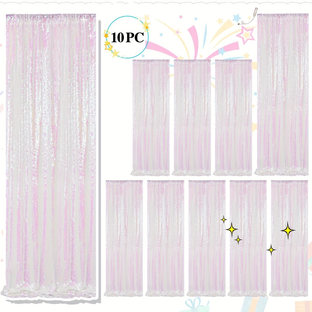 Sequin Backdrop Curtains 2FTx8FT Glitter Photography Background Panels for Party Wedding Birthday Stage Decoration Gold Yellow Shimmer Curtain Set 4 6 10 Panels Available