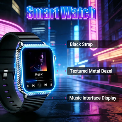 Wireless Calling Smartwatch with Music Control Touchscreen Fitness Tracker Multi-Sport Modes Message Notifications Heart Rate Sleep Monitor Unisex Men Women Smart Bracelet 2026 – 1 or 2 Pack