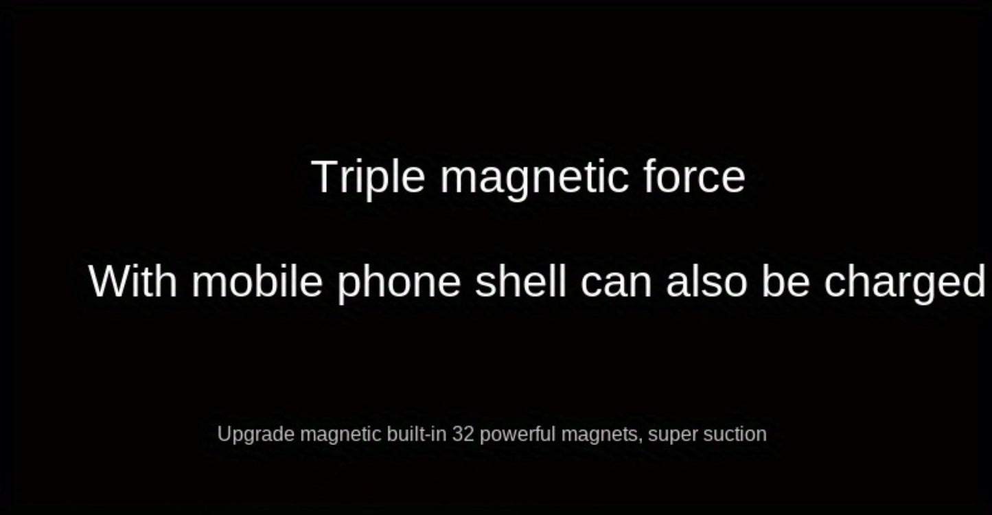 MagSafe Battery Pack Snap-On Magnetic Wireless Power Bank 5000mAh 10000mAh 15W Fast Charging with LED Indicator – Portable Charger for iPhone 15 14 13 12 Pro Max Android USB-C Travel
