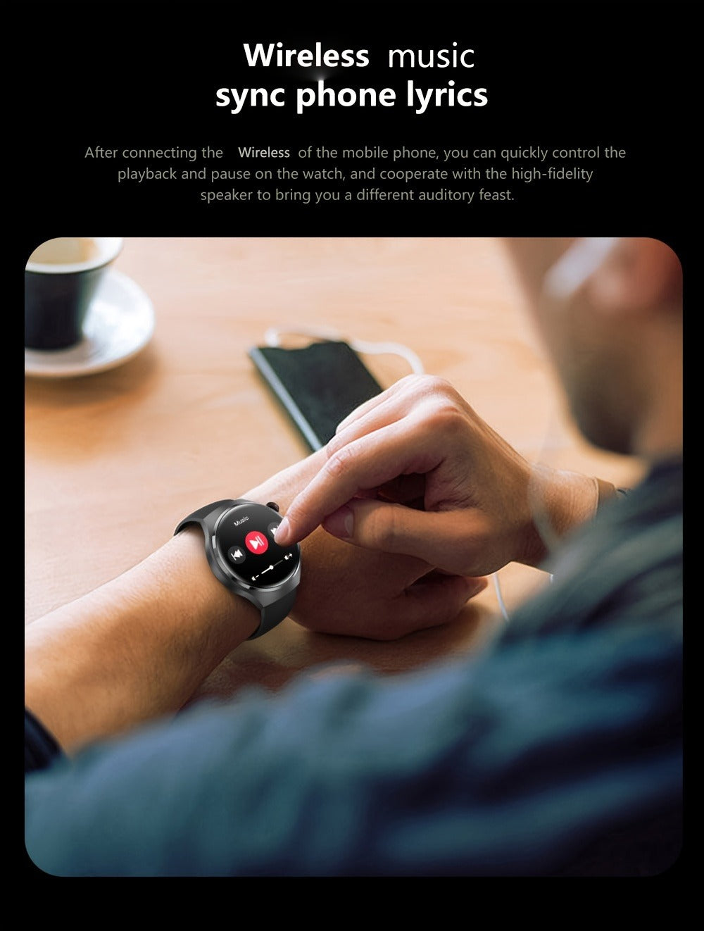 GPS Smartwatch Men with NFC & Multiple Strap Styles – 360×360 HD Screen Wireless Calling GPS Motion Trajectory Sports Fitness Tracker Heart Rate Sleep Monitor Outdoor Watch Black Steel Mesh Faux Leather
