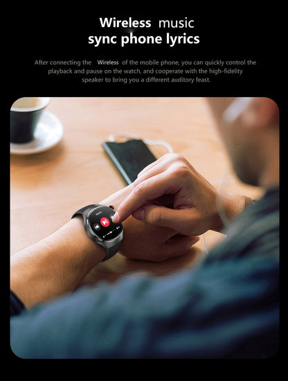 GPS Smartwatch Men with NFC & Multiple Strap Styles – 360×360 HD Screen Wireless Calling GPS Motion Trajectory Sports Fitness Tracker Heart Rate Sleep Monitor Outdoor Watch Black Steel Mesh Faux Leather