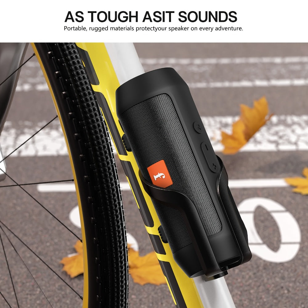 Outdoor Wireless Bluetooth Speaker Dual-Channel Subwoofer Deep Bass Long Battery Life Durable Party Speaker for Camping Tailgate BBQ Events Sports