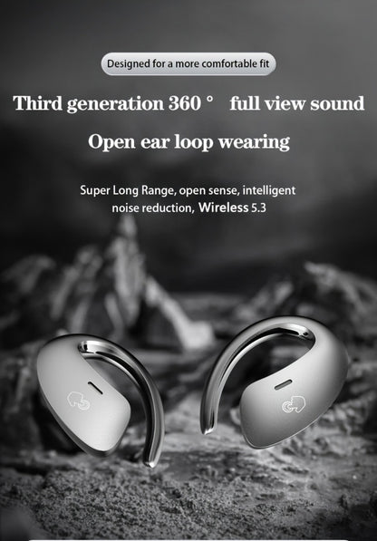 90H Wireless Earphones ENC Noise Cancellation 3D Deep Bass Secure Earhook Sport Running Earbuds Long Battery Life Bluetooth Compatible iOS Android Black White Green