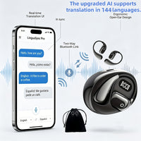 Smart AI Translation - No Delay - Design Upgrade - Black