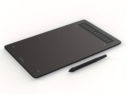 XENX Graphics Drawing Tablet 10 x 6.22 Inch, 8192 Pressure Sensitivity Battery-Free Passive Stylus, 10 Customizable Hotkeys, Compatible with Mac Windows Android, Wacom Alternative for Digital Art Illustration Design Online Teaching