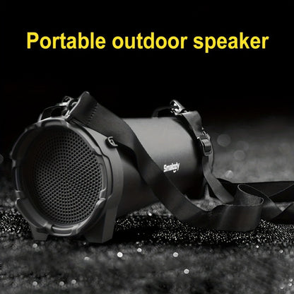Large Outdoor Boombox Speaker Portable Loud Stereo System – Powerful Wireless Bluetooth Boombox for Home, Backyard, Tailgate, Beach, Camping, and Outdoor Party Use