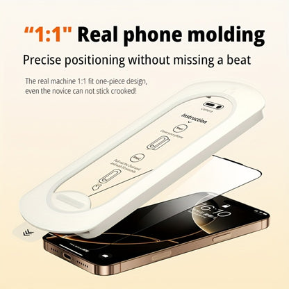 9H Tempered Glass Screen Protector for iPhone 8-Pack with Alignment Tool – 4 Screen + 4 Camera Lens, HD Clear, Bubble-Free, Case Compatible, iPhone 16 Pro Max / 15 / 14 / 13 / 12 / 11 Series