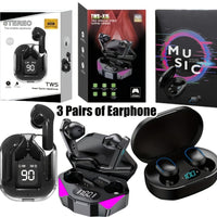3 pcs Headphone Set