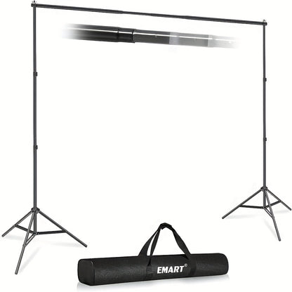 Balloon Projector Backdrop Stand 10x7Ft Adjustable with Carrying Bag, Background Support System for Photography, Events, Weddings, Party Decoration & Projector Display