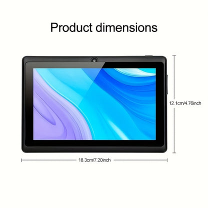 Android 13 Tablet 7 Inch with Protective Case – 4GB RAM, 32GB ROM, 1TB Expandable Storage, 3500mAh Battery, HD IPS Screen, Dual Camera, WiFi, USB-C, Classic Style Portable Tablet for Kids & Adults
