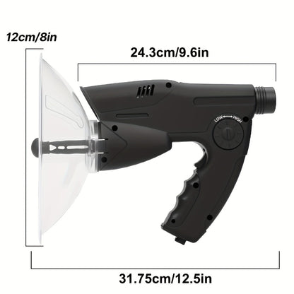 Bionic Ear Monocular Bird Listening Device 8x Magnification, ProSound Digital Sound Amplifier, Long Range 1200M, Noise Cancellation, for Bird Watching Hunting Nature Observation, Halloween Christmas Gift