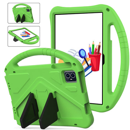 T-Mobile Revvl Tab 2 Case with Handle and Stand - Shockproof EVA PC Hybrid Shell, Heavy-Duty Kids Tablet Cover for Revvl Tab 2 5G 10.1 Inch 2025, Multi-Color: Black Blue Green Purple Red Rose