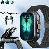 Black watch + black mesh steel strap