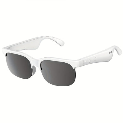 Open Ear Bluetooth Audio Glasses with Built-In Earbuds – Wireless Smart Sunglasses for Music & Hands-Free Calls, Anti-Glare Lenses, Driving Sports Outdoor, Unisex | 7 Colors