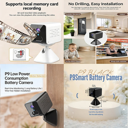 Wireless Security Camera System with Video Doorbell, Indoor Outdoor Surveillance, Long Battery Life, Two-Way Audio, Night Vision, Motion Detection, Smart App Control for Home Apartment Front Door