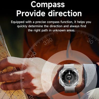 SIM Card Smartwatch Voice Assistant 100 Sport Modes – Big Screen Wireless Calling Fitness Tracker Wireless Charger 2 Straps Customizable Watch Faces Orange Black White Blue Gift