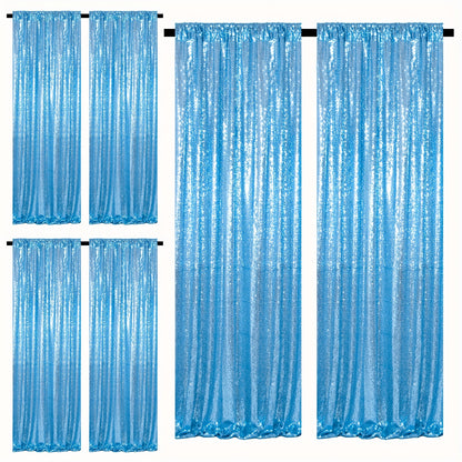 Sequin Backdrop Curtains 2FTx8FT Glitter Photography Background Panels for Party Wedding Birthday Stage Decoration Gold Yellow Shimmer Curtain Set 4 6 10 Panels Available