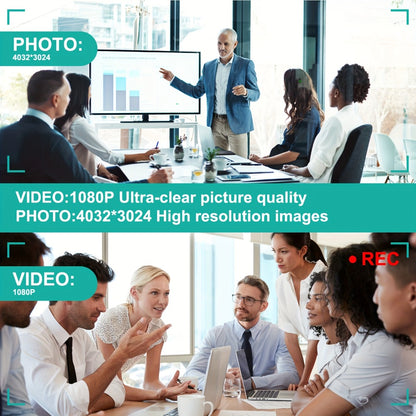 1080P Spy Pen Camera with 64GB Memory Card Included Portable Hidden Camera Night Vision AI Motion Detection Long Standby USB Rechargeable for Meetings Lectures Interviews