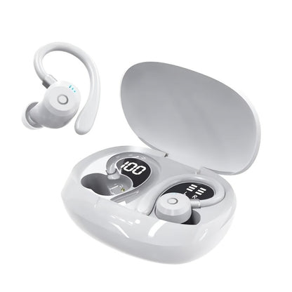 Hi-Fi Stereo Wireless Earbuds LED Digital Display Touch Control Noise Canceling Fast Charging Gaming Sport Headset Lightweight In-Ear Earphones for Commute Gamers iOS Android Black Blue White
