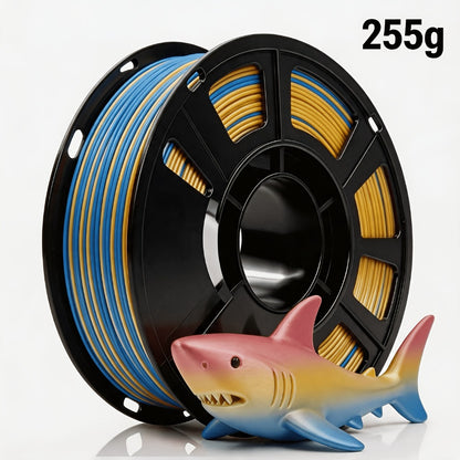 Rainbow PLA Filament 1.75mm Single Dual Triple Color Vacuum Packed – Neatly Wound High Precision ±0.02mm Smooth Printing 0.56lb 0.41lb | Rainbow Gradient PLA Spool for FDM 3D Printers Hobbyists