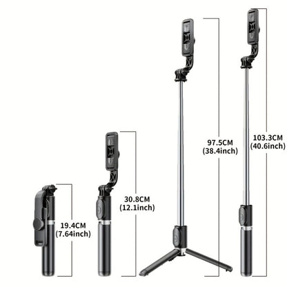 360° Rotating Selfie Stick Tripod 40 Inch Retractable Floor Stand with Wireless Remote & Anti-Shake Base – Professional Phone Tripod for TikTok Live, Travel Vlogging, Outdoor Filming, iPhone & Android
