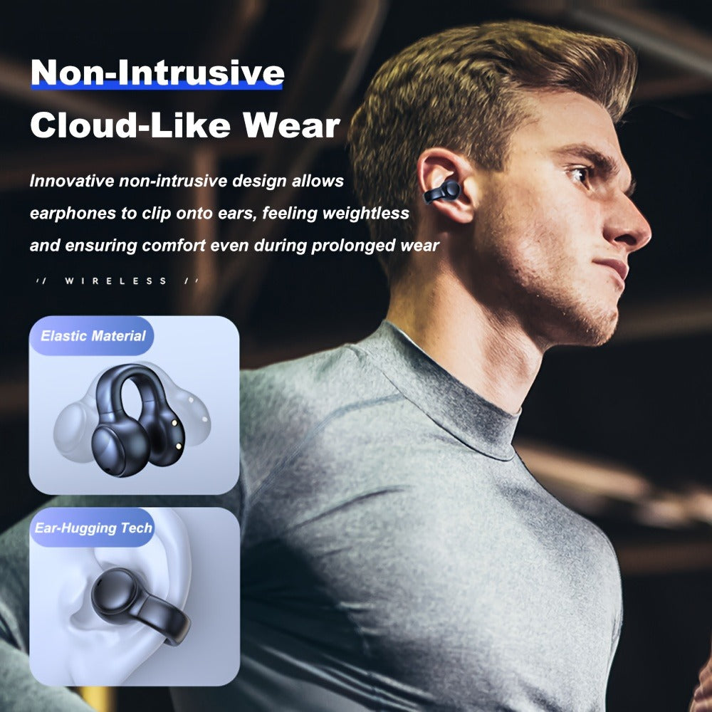 Open-Ear AI Translation Earbuds 144 Languages Real-Time Translator, Wireless Translator Headphones USB-C Charging, Compatible with Tablet & Smartphone, for Travel Business International Communication