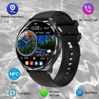 Black Sporty Round Smartwatch
