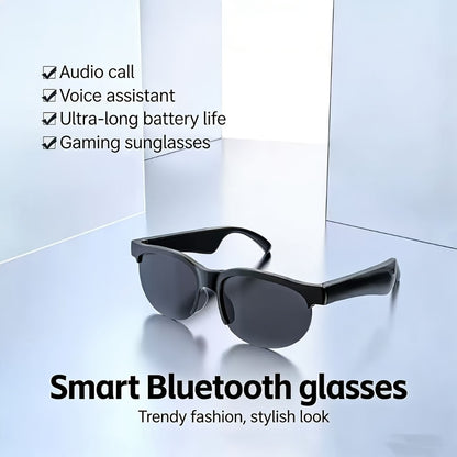 AI Translator Smart Glasses with Real-Time Simultaneous Translation, Photochromic Lenses, Built-In Wireless Earphones, HD Calls & Music – Wearable AI Eyewear for Men & Women