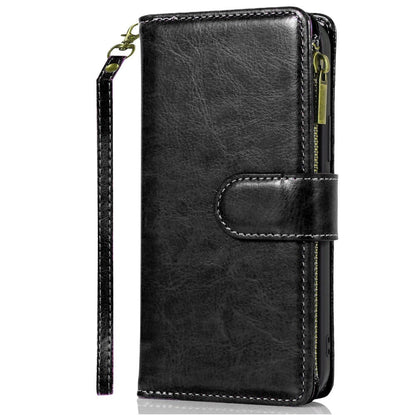 Wallet Case for Samsung Galaxy S25 FE – Luxury Leather Zipper Card Holder ID Window Money Pocket Folio Flip Cover, Slim Protective Phone Case with Card Slots for Galaxy S25 FE Women Men