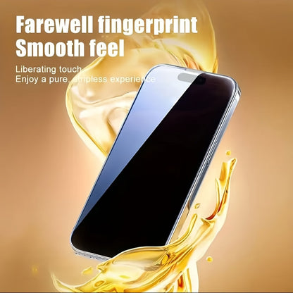 Anti-Spy Privacy Tempered Glass Screen Protector 5PCS for iPhone – Dust-Free Cabin Install, Full Coverage 9H Film for iPhone Air / 17 / 17 Pro Max / XS / 15 / 16 Series, Face ID Compatible