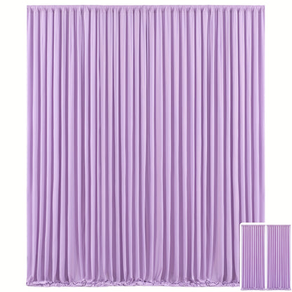 Party Backdrop Curtains 2pcs 59x118 Inch with Poles Wrinkle-Resistant Non-Transparent Fabric Background for Wedding Birthday Bridal Shower Holiday Decoration