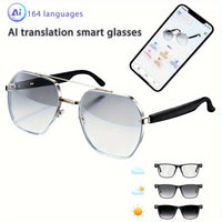 Large Frame Photochromic Glasses [Camera Not Included]