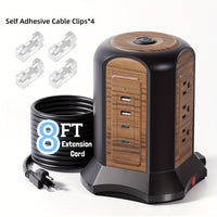 Brown (Clear Cable Clips*4)