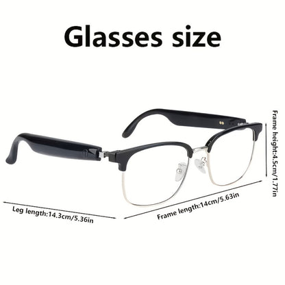 ChatGPT AI Smart Glasses with 8MP HD Camera – Real-Time Translation, Wireless Calling, Blue Light Protection, Dual Mic ENC, Touch Control, Photochromic & Camera-Free Variants for Men Women