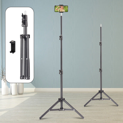 Gooseneck Phone Tripod Stand 63 Inch Flexible with Secure Phone Holder & Retractable Aluminum Base – Portable Adjustable Height for iPhone Android Vlogging Live Streaming Cooking Fitness Video Recording