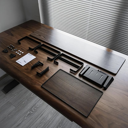 Monitor Stand Organizer with Headset Holder Phone Stand & Game Controller Holder, Versatile Desktop Riser for Computer Monitor Laptop, Gaming & Home Office Desk Organizer