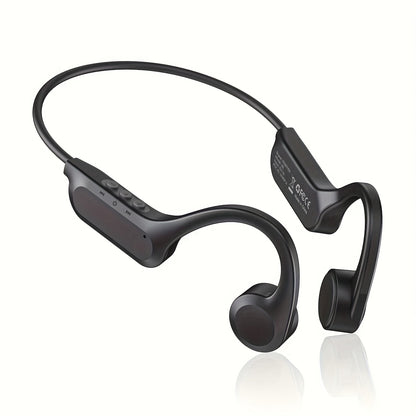 Open Ear Sports Headphones with Microphone 15-Hour Battery True Wireless Bluetooth Earphones for Running Exercising Cycling Gym Workout Awareness Mode