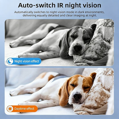 1080P Mini WiFi Security Camera 4 Pack with Night Vision & Motion Detection – 150° Rotation, Wide Angle, Indoor Compact Wireless Camera, Baby Pet Monitor, Cloud & SD Storage