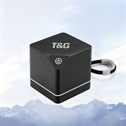 T&G TG659 Mini Bluetooth Speaker IPX4 Waterproof 3W Loud Sound Type-C Rechargeable Wireless Speaker for Pool Party Beach Camping Travel Compatible with Smartphones Tablets TV