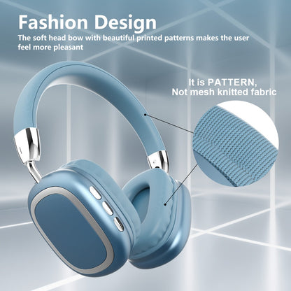 Noise Canceling Wireless Over-Ear Headphones Bluetooth 5.3 Metal 90° Rotating Earpads 6-8Hr Playtime for Music Gaming Commuting iOS Android Windows Compatible