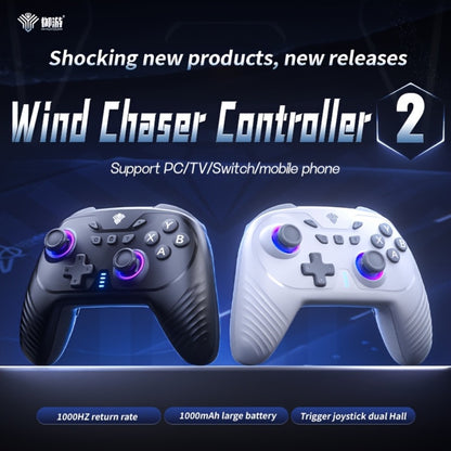 2.4G Wireless PC Controller with Hall Effect Joystick & Trigger, RGB Lighting & Vibration – Compatible with Windows PC, Android, Nintendo Switch & Steam, Anti-Drift Gamepad Not Compatible with Xbox