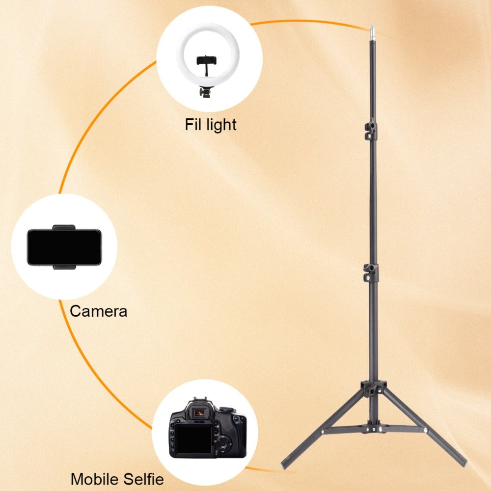 Gooseneck Phone Tripod Stand 63 Inch Flexible with Secure Phone Holder & Retractable Aluminum Base – Portable Adjustable Height for iPhone Android Vlogging Live Streaming Cooking Fitness Video Recording
