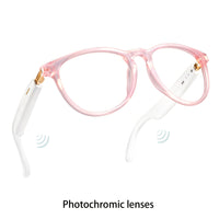 K06 - Transparent Pink - Photochromic Lenses