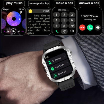 Multifunctional Smartwatch 100+ Sport Modes, Fitness Tracker & Step Counter Pedometer, Heart Rate SpO2 Sleep Monitor, Smart Notifications, Outdoor Activity Watch – Compatible with Android & iPhone, Gift for Men & Women